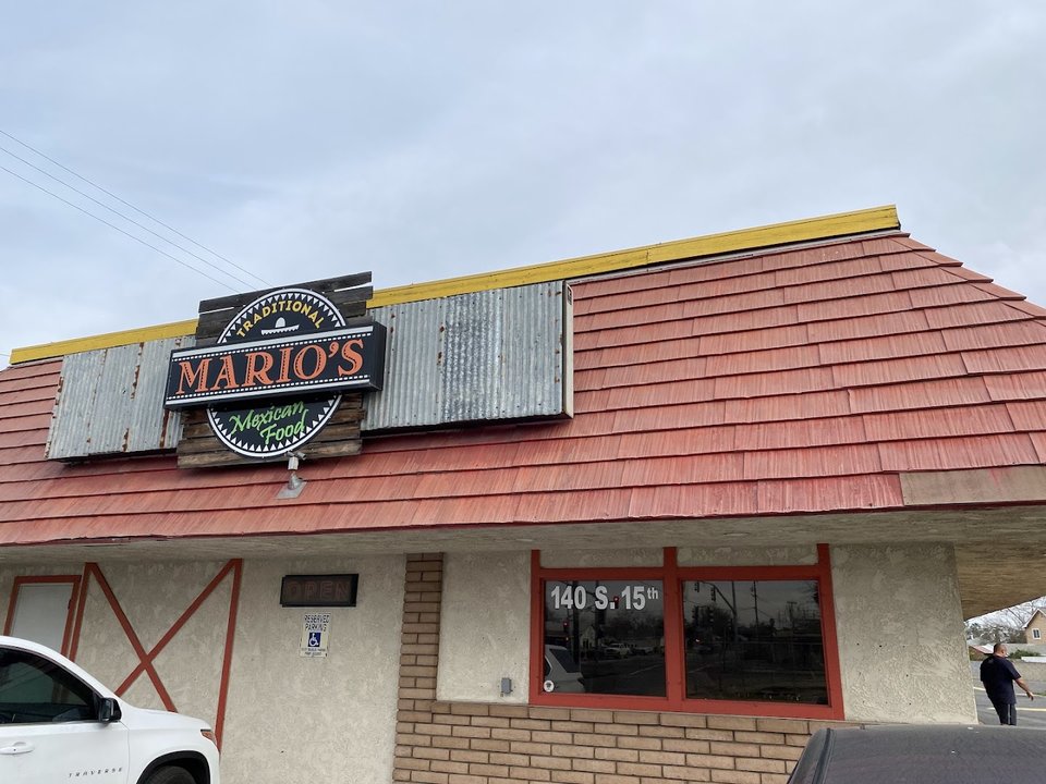 Front view of Mario's Traditional Mexican Food.